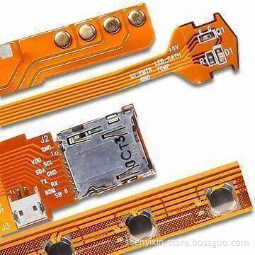 Flexible PCBs with Installed Metal Dome, Capacitor Assembling and LED Soldering